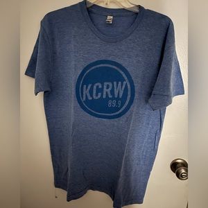 Men's American apparel t-shirt, KCRW, radio station prom